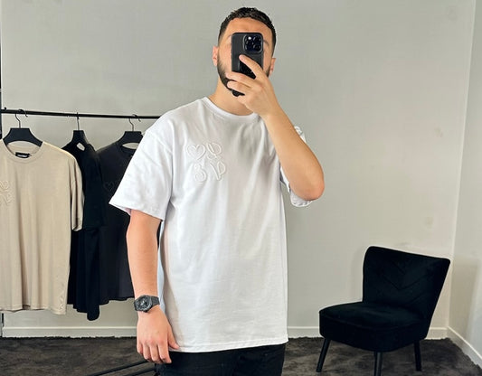LE TSHIRT LOVE BLANC
