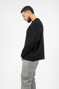 LE PULL EN MAILLE NOIR