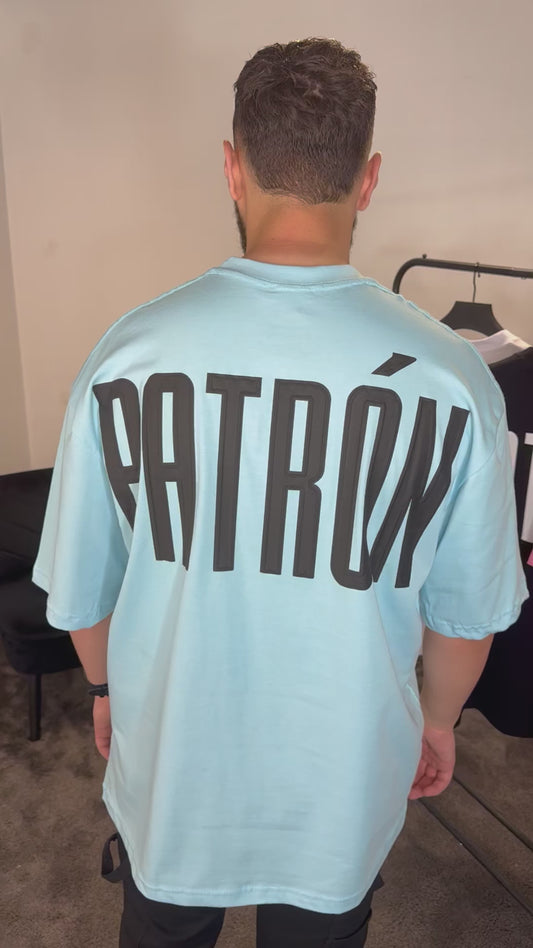 LE T-SHIRT PATRÓN BLEU CIEL